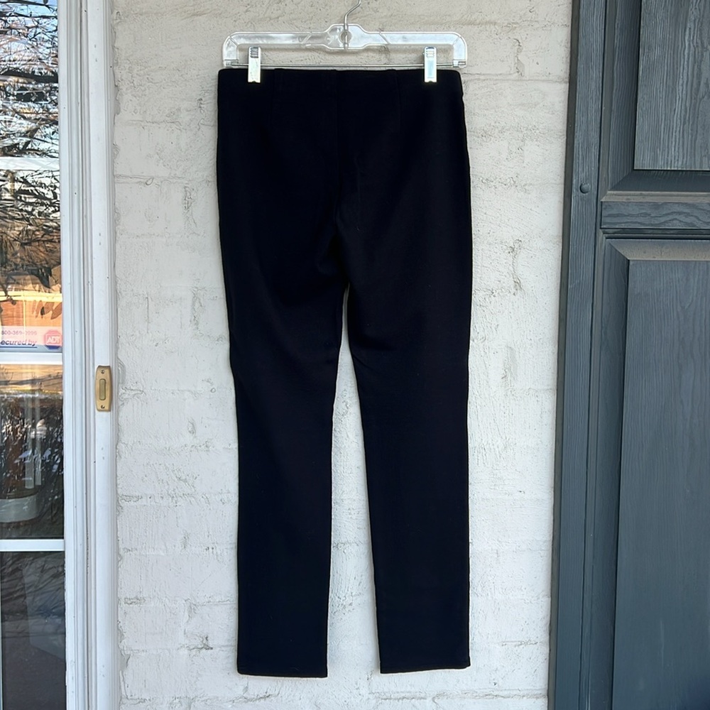Eileen Fisher Black Pull-On Viscose Blend Knit Slim Leg Ankle Pants Size XS - Picture 6 of 14